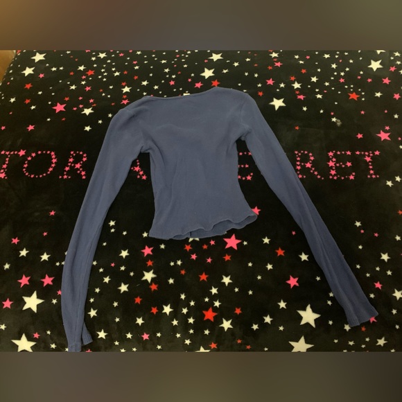 GARAGE Blue Crop Top XS - Picture 6 of 7